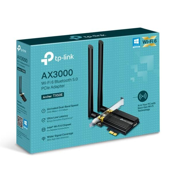 TP-Link WLAN-AX PCIe Adapter Archer TX50E