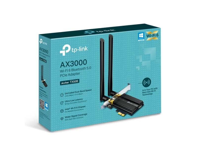 TP-Link WLAN-AX PCIe Adapter Archer TX50E