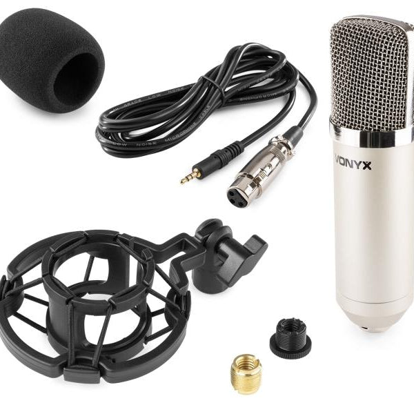 Vonyx Kondensatormikrofon CM400 Silber