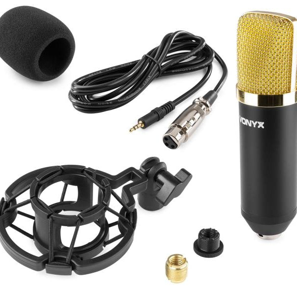 Vonyx Kondensatormikrofon CM400B Gold