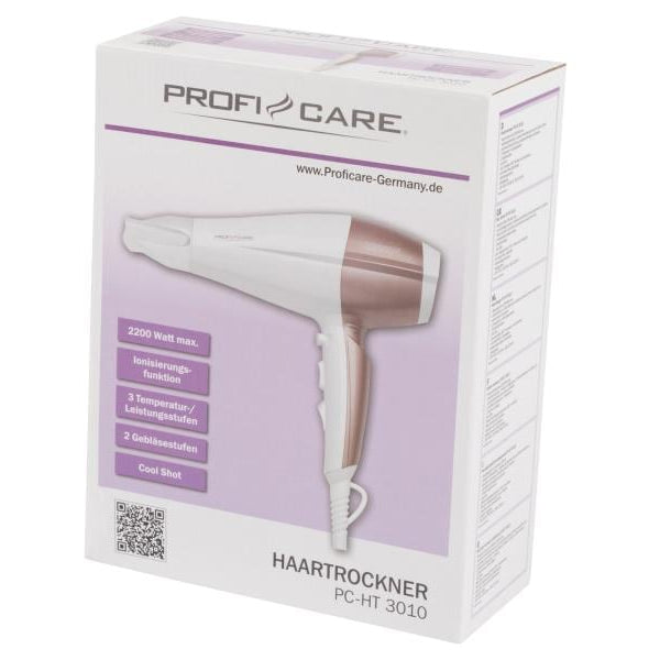 Profi Care Haartrockner PC-HT 3010 Weiss / Champagner