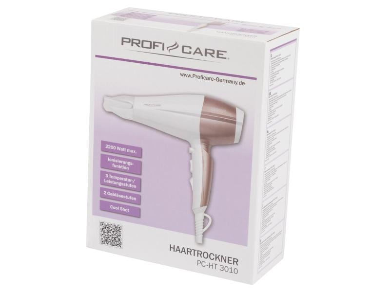 Profi Care Haartrockner PC-HT 3010 Weiss / Champagner