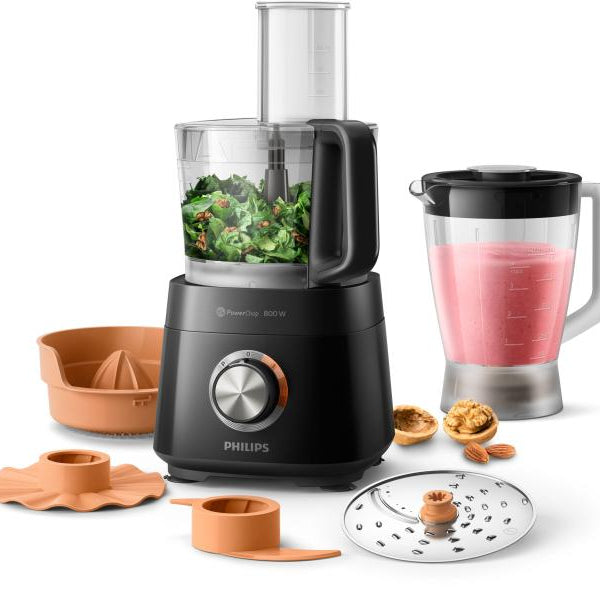 Philips Küchenmaschine Viva Collection HR7510/12 Schwarz