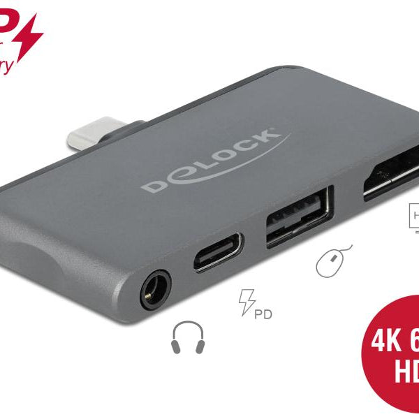 Delock Dockingstation USB-C Mini für iPad Pro (USB-C/-A, HDMI)