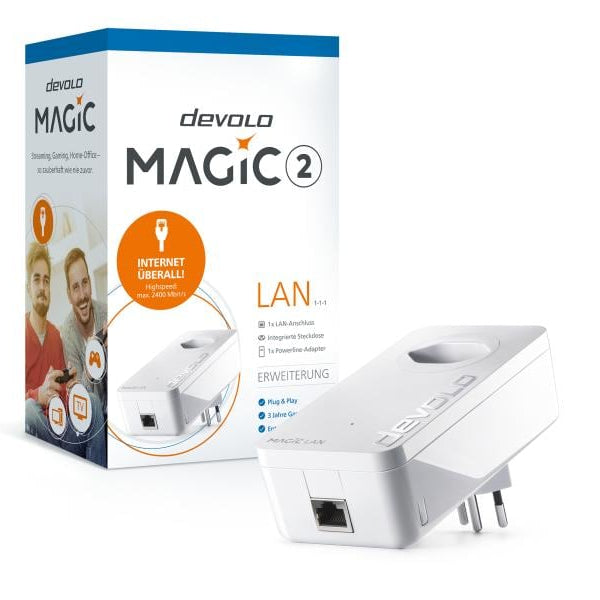 devolo Powerline Magic 2 LAN Erweiterungsadapter