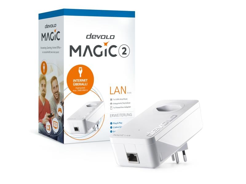 devolo Powerline Magic 2 LAN Erweiterungsadapter