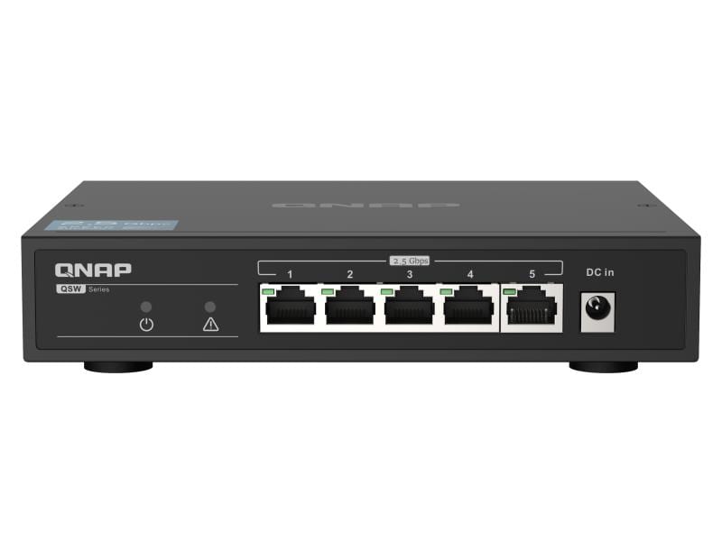 QNAP QSW-1105-5T, 2.5GbE Switch 5 Port