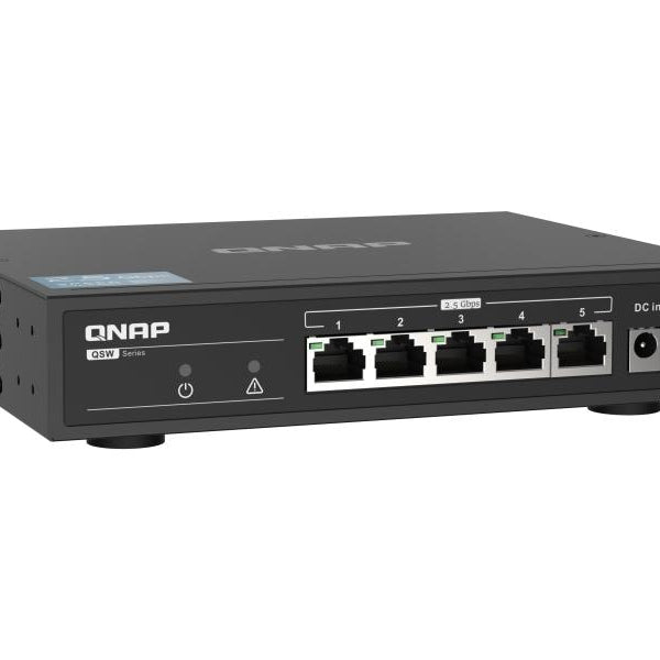 QNAP QSW-1105-5T, 2.5GbE Switch 5 Port