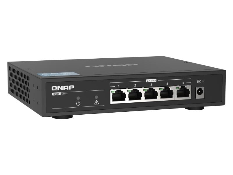 QNAP QSW-1105-5T, 2.5GbE Switch 5 Port