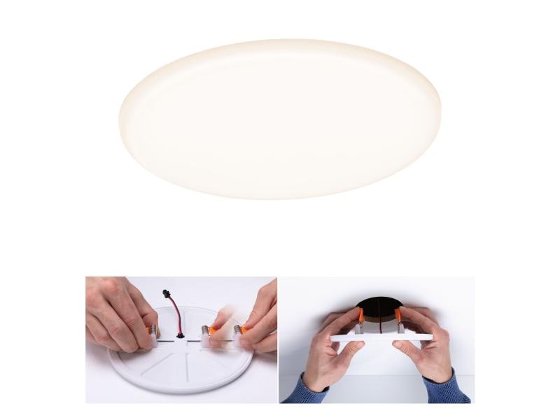 Paulmann Einbauleuchte Veluna VariFit Ø 185 3000 K, Weiss