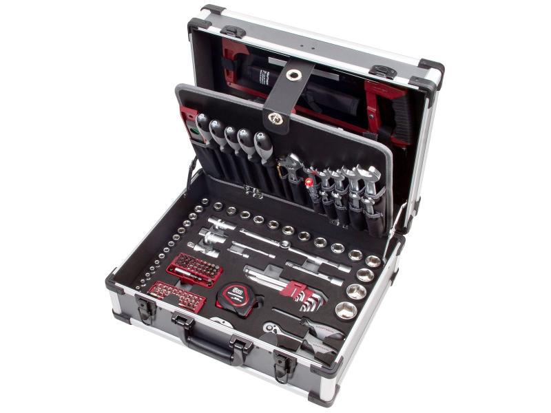 Kraftwerk Werkzeugkoffer B147 BASIC LINE 1/4“ + 1/2“ 158-teilig