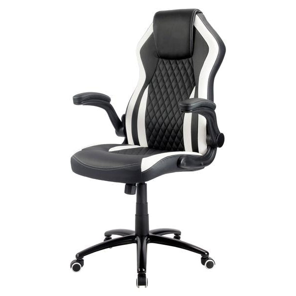 Racing Chairs Gaming-Stuhl CL-RC-BW-2 Schwarz/Weiss