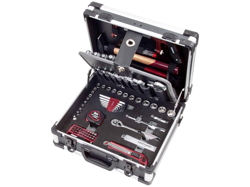 Kraftwerk Werkzeugkoffer Alu B143 102-teilig