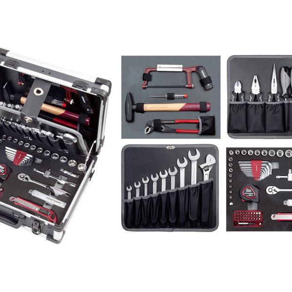 Kraftwerk Werkzeugkoffer Alu B143 102-teilig