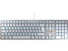 Cherry Tastatur KC 6000 Slim CH-Layout Silber