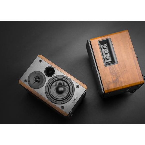 Edifier Regallautsprecher Paar R1280DB Braun