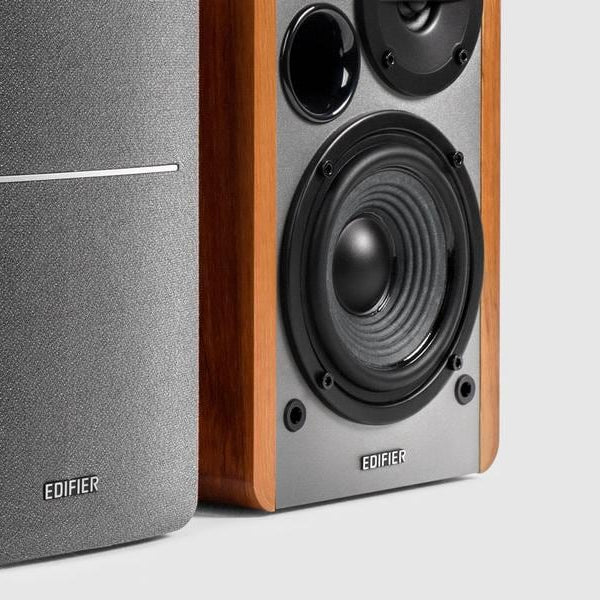 Edifier Regallautsprecher Paar R1280T Braun