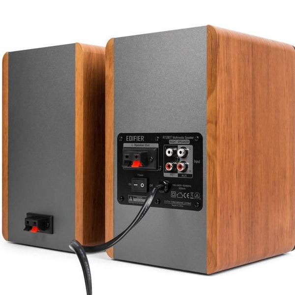 Edifier Regallautsprecher Paar R1280T Braun