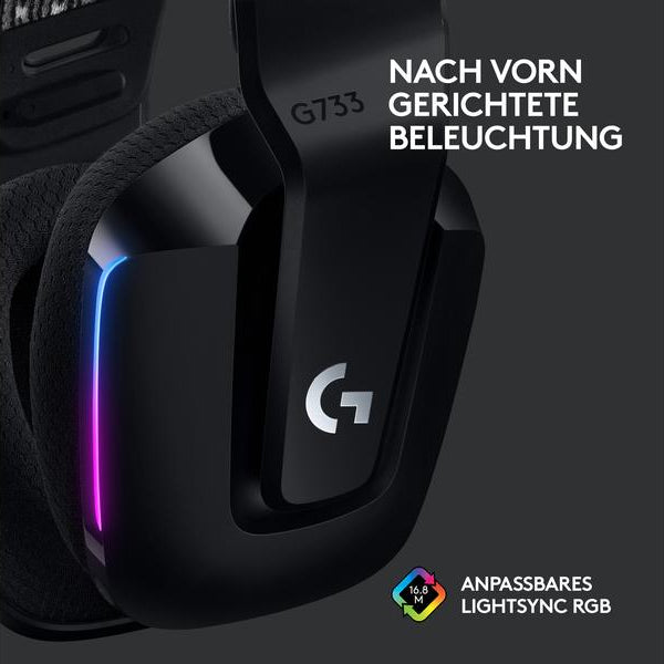 Logitech Headset G733 Lightspeed Schwarz