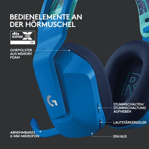 Logitech Headset G733 Lightspeed Blau