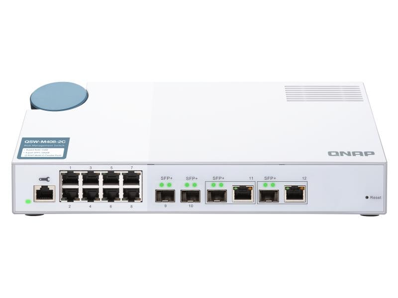 QNAP SFP+ Switch QSW-M408-2C 12 Port