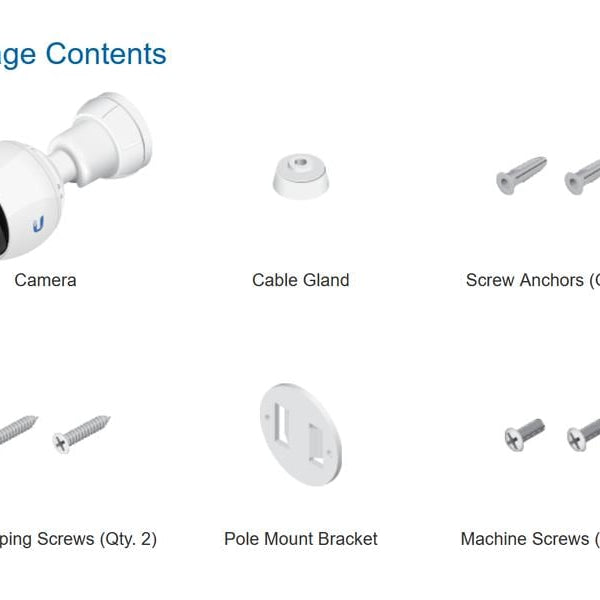 Ubiquiti Netzwerkkamera UVC-G4-BULLET 1 Stück