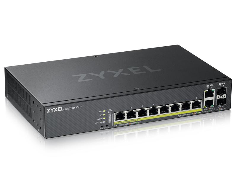 Zyxel PoE+ Switch GS2220-10HP 10 Port