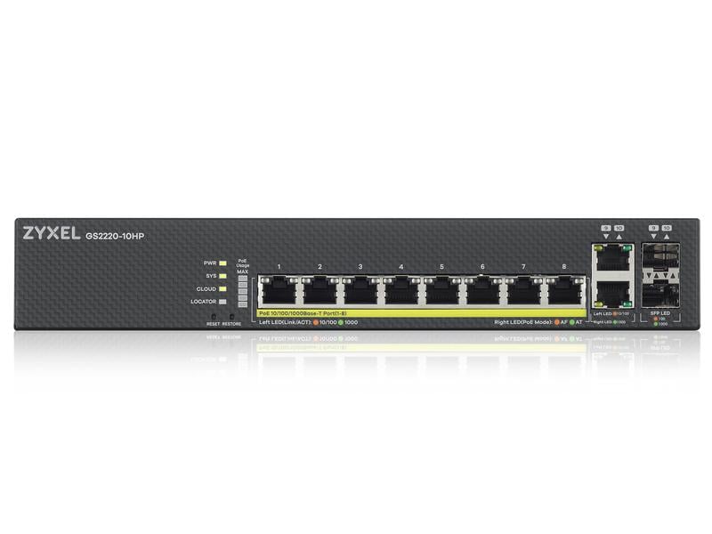 Zyxel PoE+ Switch GS2220-10HP 10 Port