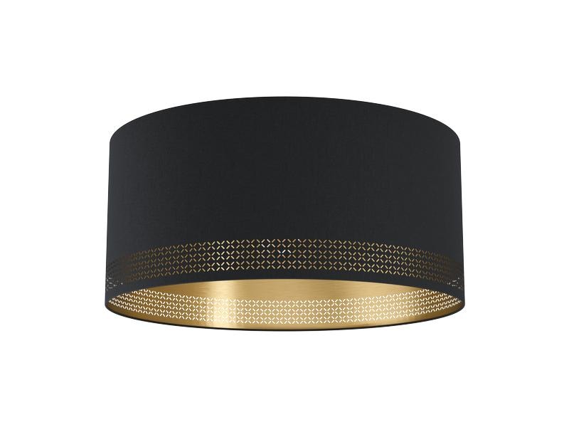 EGLO Leuchten Deckenleuchte ESTEPERRA 1x E27, Schwarz/Gold
