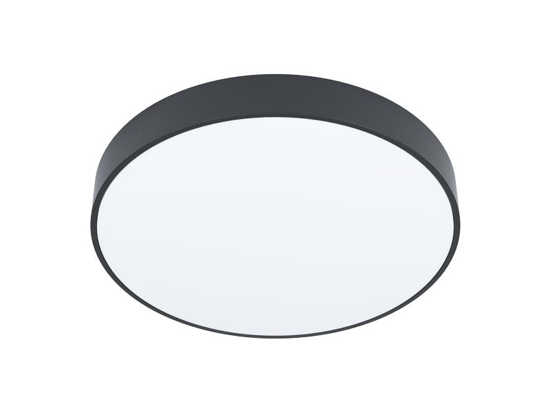 EGLO Leuchten Deckenleuchte ZUBIETA-A 1x 18 W, Schwarz/Weiss