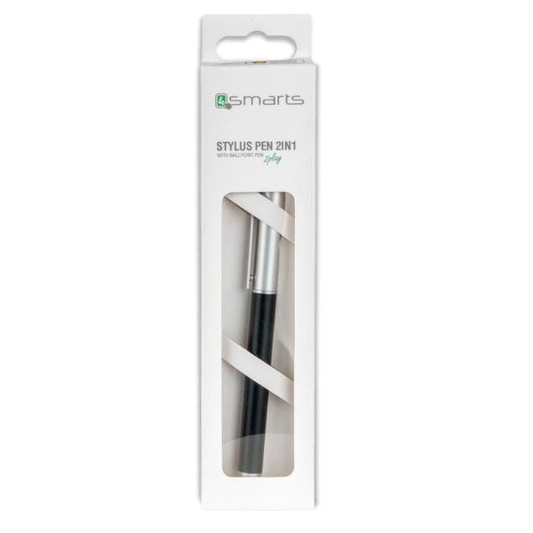 4smarts Eingabestift Stylus Pen 2in1 Schwarz