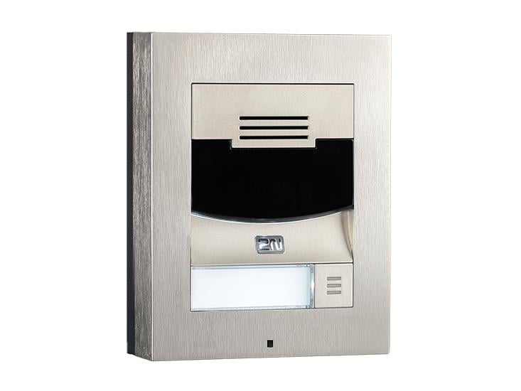 2N IP Türstation IP Solo mit Kamera, Wandmontage, silber
