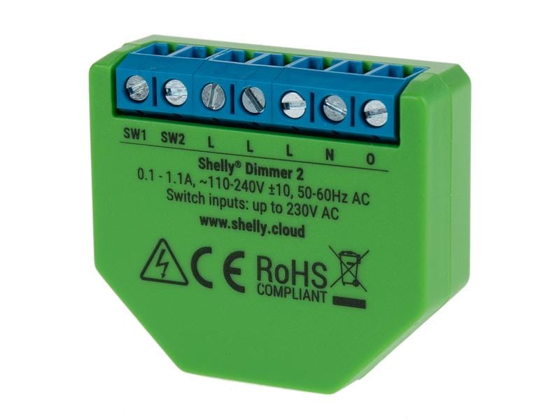 Shelly WLAN-Dimmaktor Dimmer 2 2 Stück