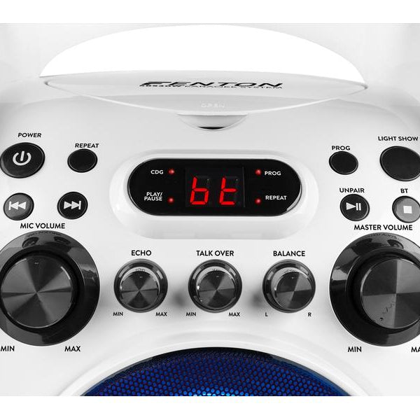 Fenton Lautsprecher Karaoke Maschine SBS30W Weiss