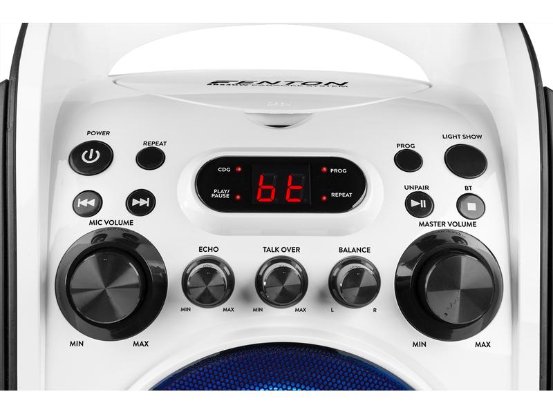 Fenton Lautsprecher Karaoke Maschine SBS30W Weiss