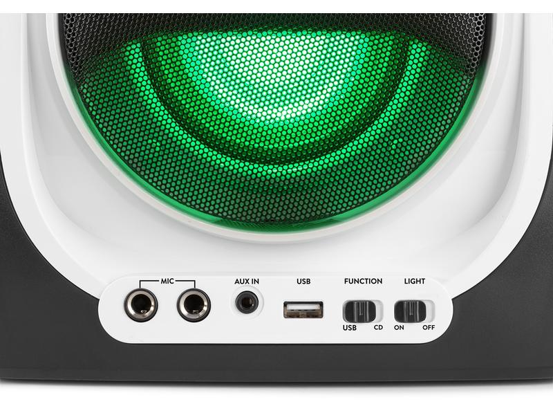 Fenton Lautsprecher Karaoke Maschine SBS30W Weiss