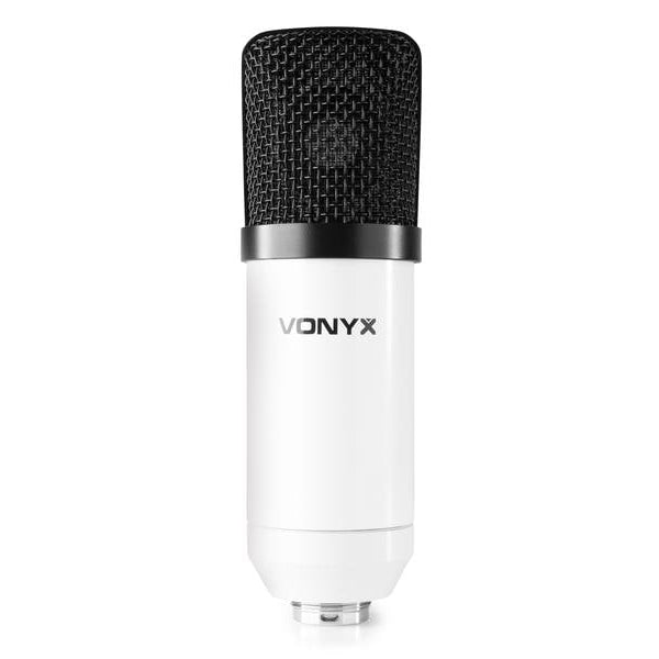 Vonyx Kondensatormikrofon CMS300W Studio-Set Weiss