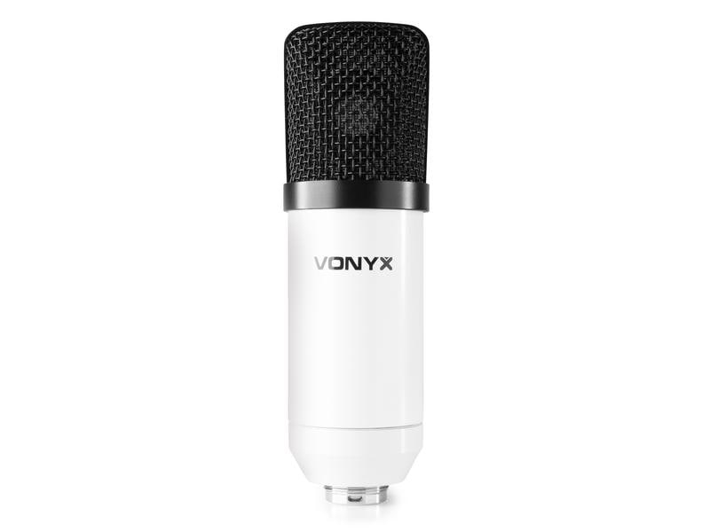 Vonyx Kondensatormikrofon CMS300W Studio-Set Weiss