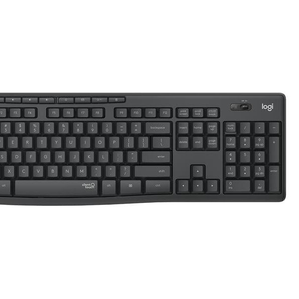 Logitech Tastatur-Maus-Set MK295 Graphite CH-Layout