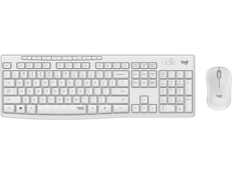 Logitech Tastatur-Maus-Set MK295 White CH-Layout