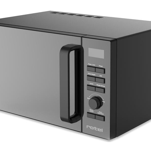 Rotel Mikrowelle MW 1542CH mit Grill, 30 L, Schwarz