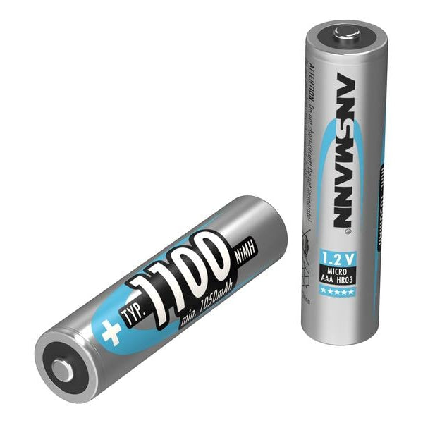 Ansmann Akku 2x AAA Typ 1100 1050 mAh