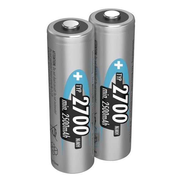 Ansmann Akku 2x AA Typ 2700 2500 mAh