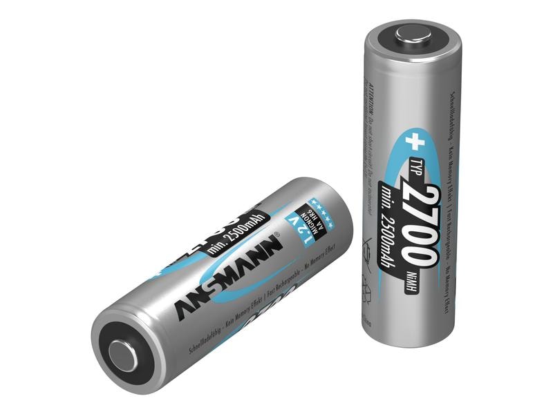 Ansmann Akku 2x AA Typ 2700 2500 mAh