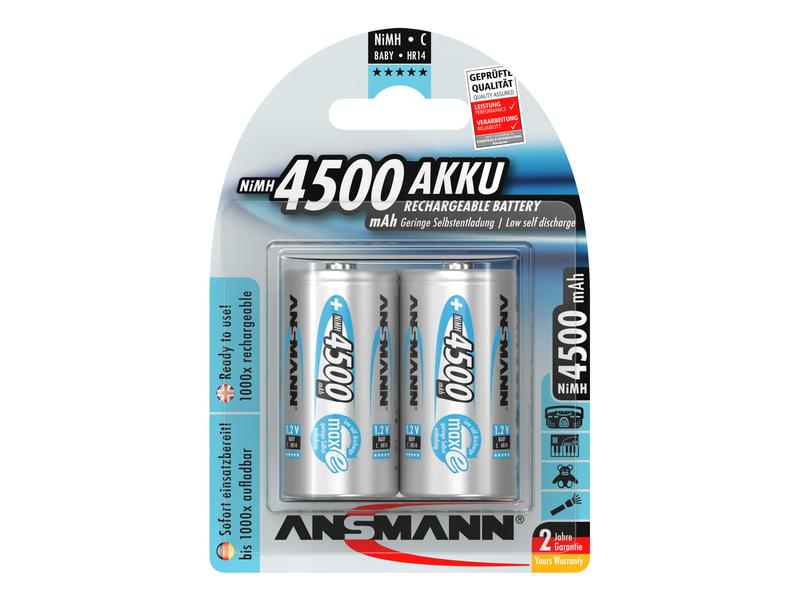 Ansmann Akku 2x C 4500 mAh