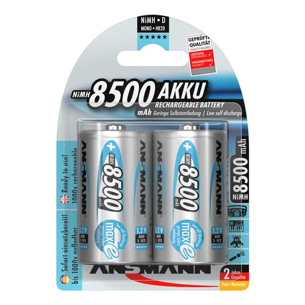Ansmann Akku 2x D 8500 mAh