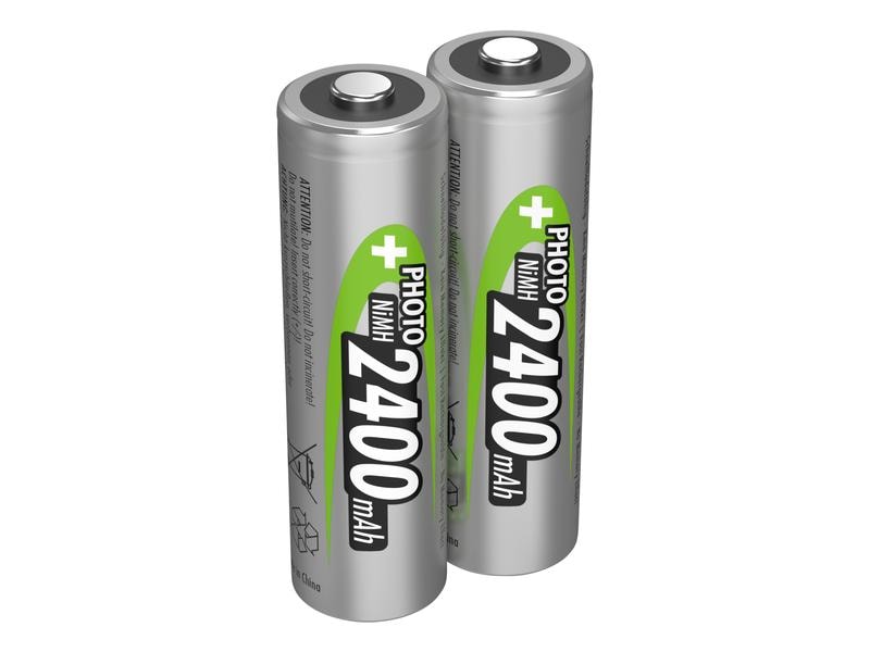 Ansmann Akku 4x AA 2400 mAh für Digitalkameras, Blitzgeräte, usw.