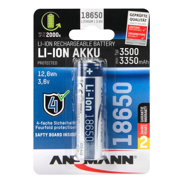 Ansmann Akku 18650 Typ 3500 3350 mAh