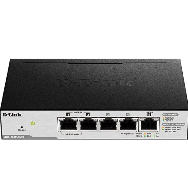 D-Link PoE Switch DGS‑1100‑05PD 5 Port