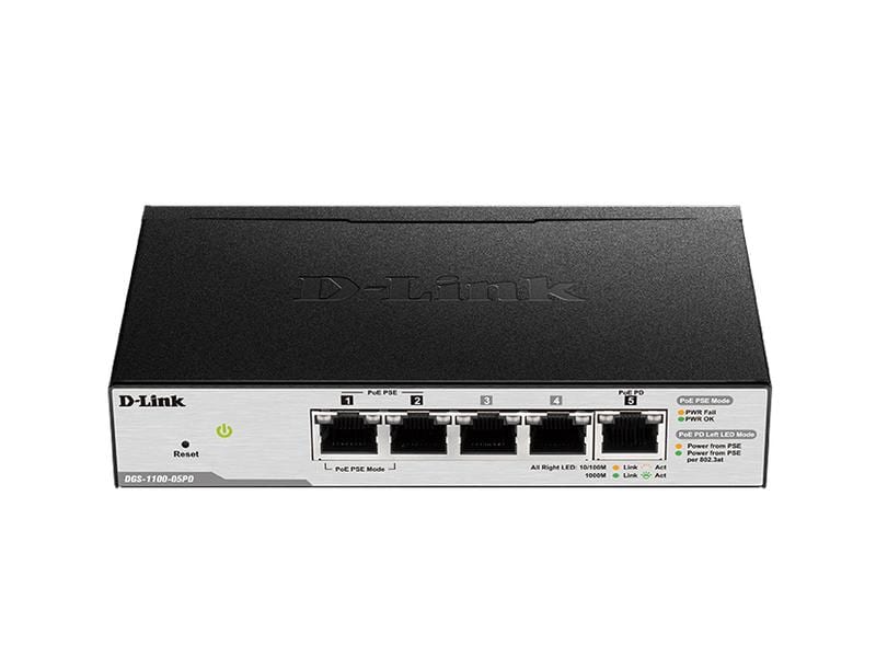 D-Link PoE Switch DGS‑1100‑05PD 5 Port